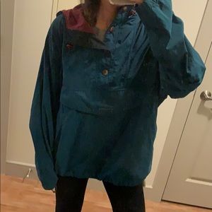 Vintage pull over rain jacket/ windbreaker